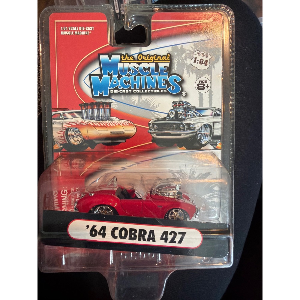 Muscle‎ Machines 64 Cobra 427 Red 1:64 Scale Die-Cast Car Funline 71151 New